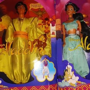 Jasmin and Aladdin Barbie collecter unopened